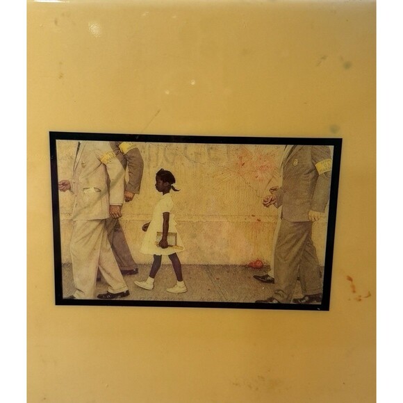 Other - Norman Rockwell The Problem We All Live With Civil Rights Acrylic Art Print Rare